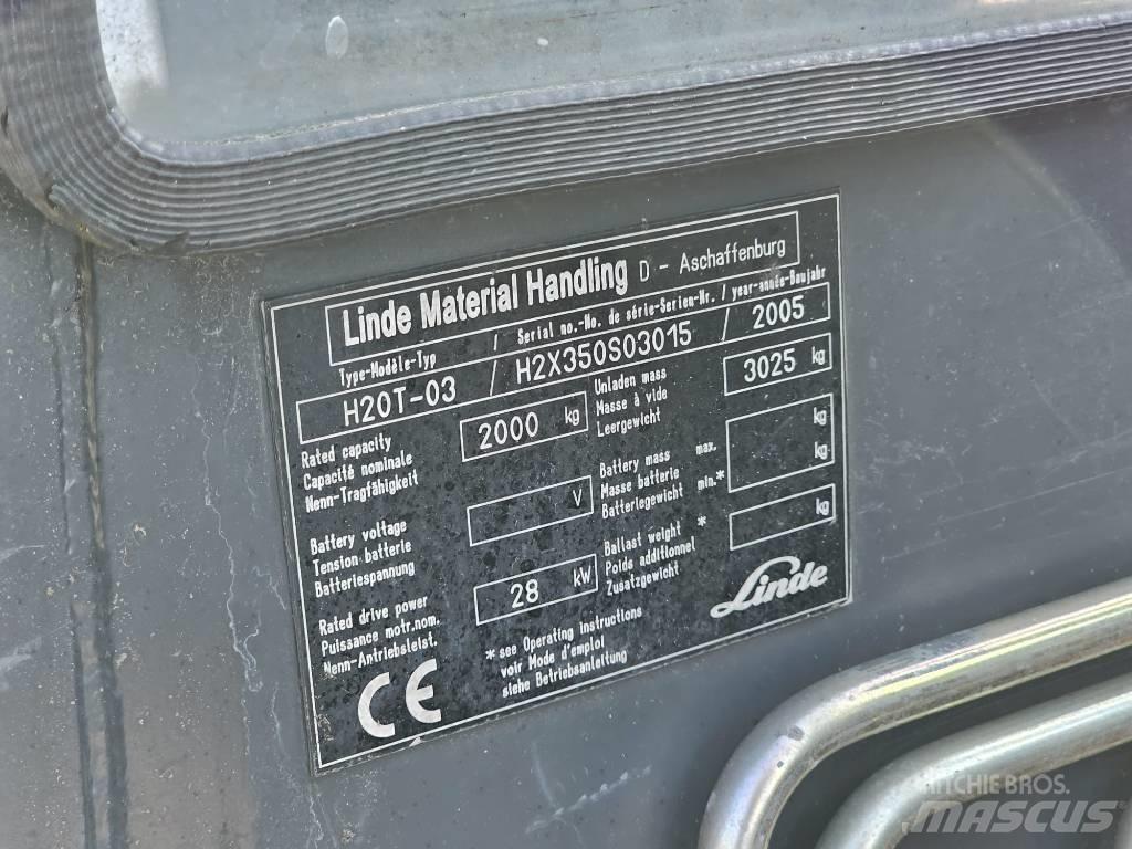 Linde H20T-03 Газові навантажувачі