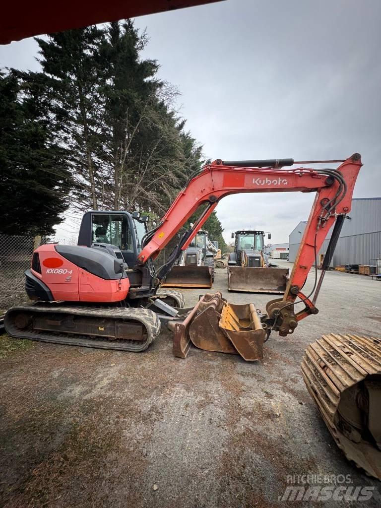 Kubota KX 80-4 A2 Середні екскаватори 7т. - 12т.