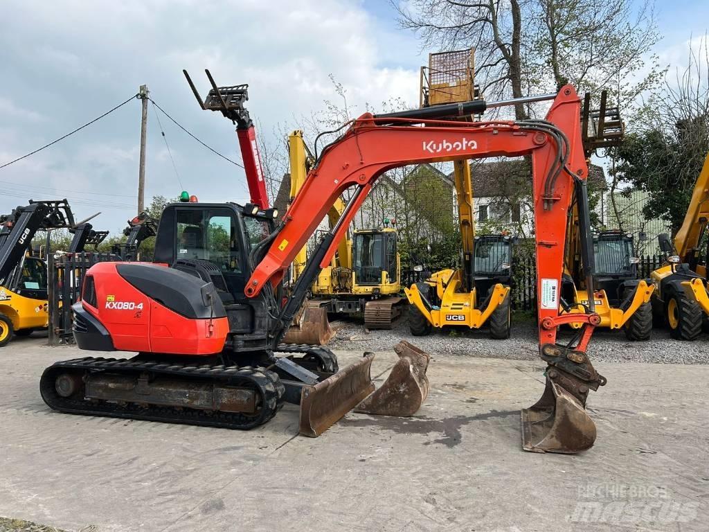 Kubota KX 80-4 Середні екскаватори 7т. - 12т.
