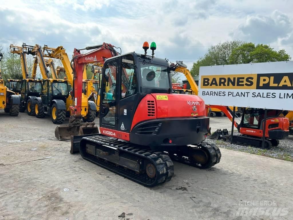 Kubota KX 80-4 Середні екскаватори 7т. - 12т.