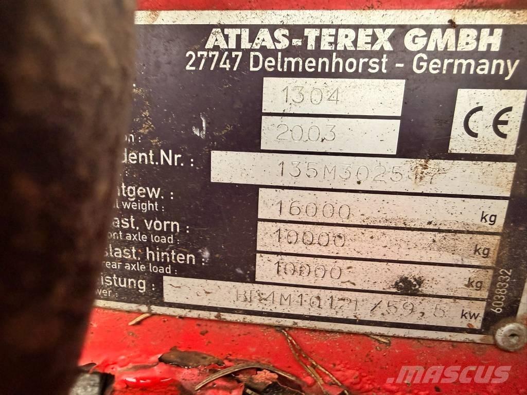 Atlas 1304 Колісні екскаватори