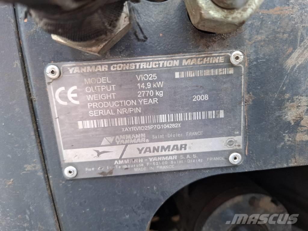 Yanmar ViO25 Міні-екскаватори < 7т