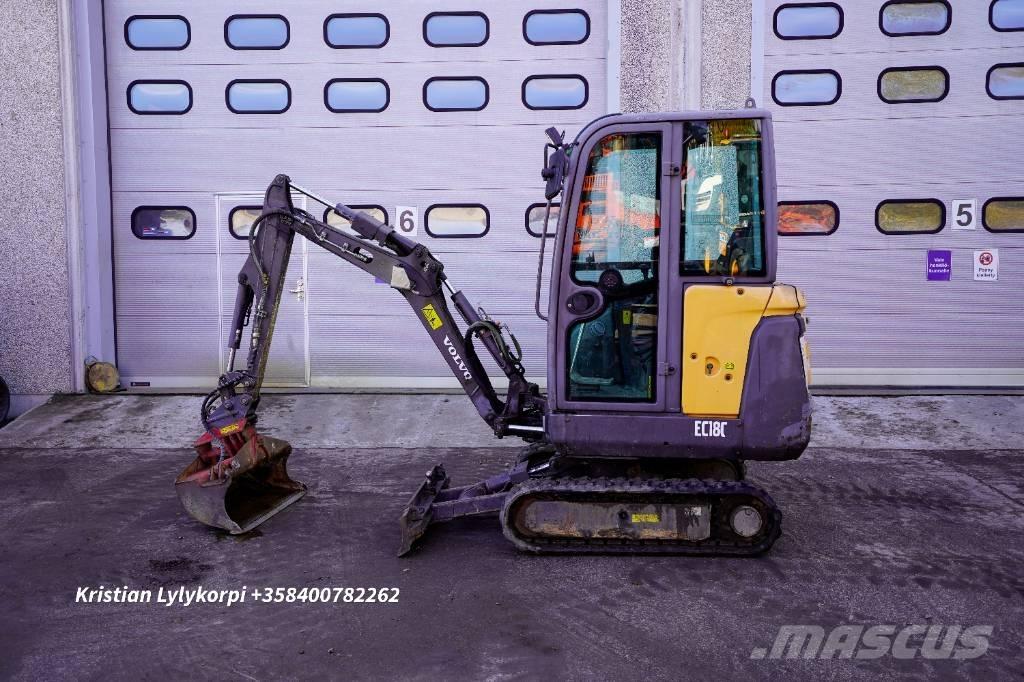 Volvo EC18C Міні-екскаватори < 7т
