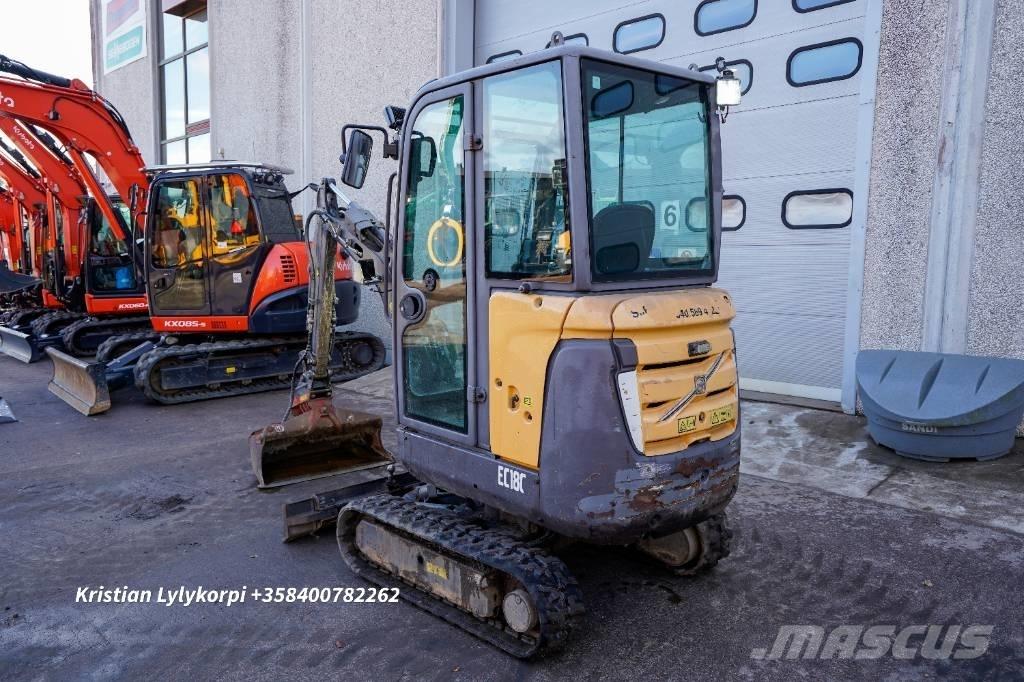 Volvo EC18C Міні-екскаватори < 7т