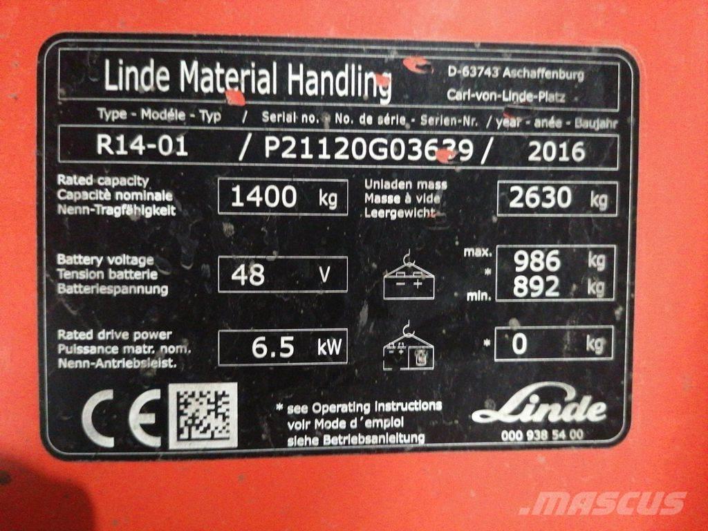 Linde R14-01 Річ-трак із високим підйомом