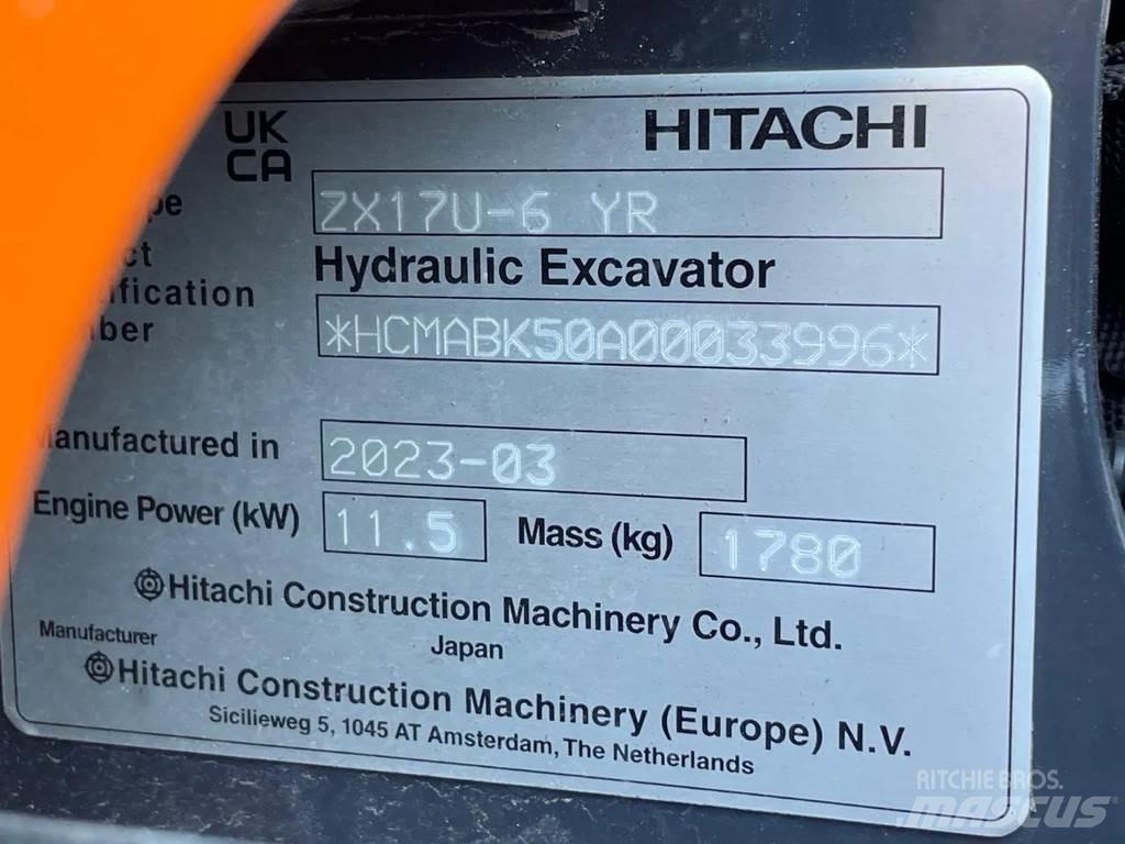 Hitachi ZX17U Міні-екскаватори < 7т