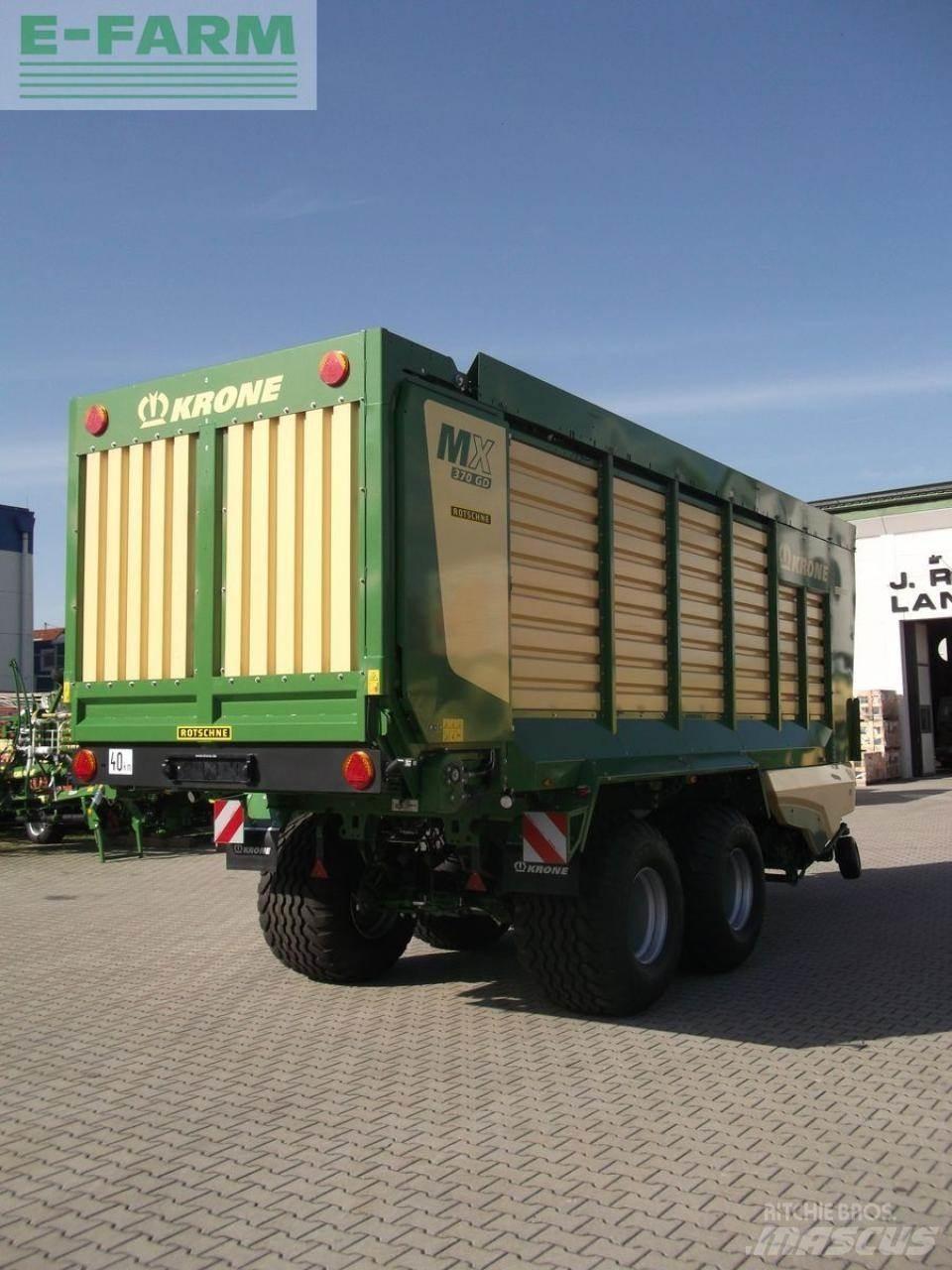 Krone mx 370 gd Причепи перевантажувачі зерна