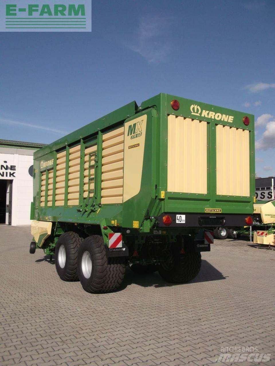 Krone mx 370 gd Причепи перевантажувачі зерна