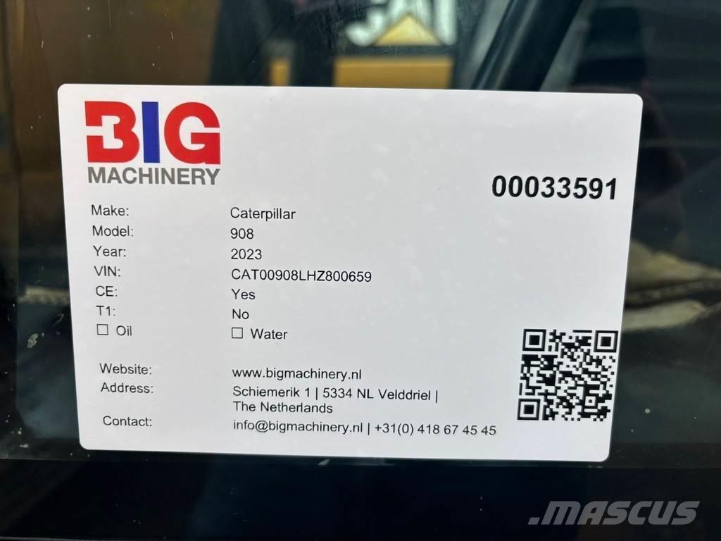 CAT 908 Фронтальні навантажувачі