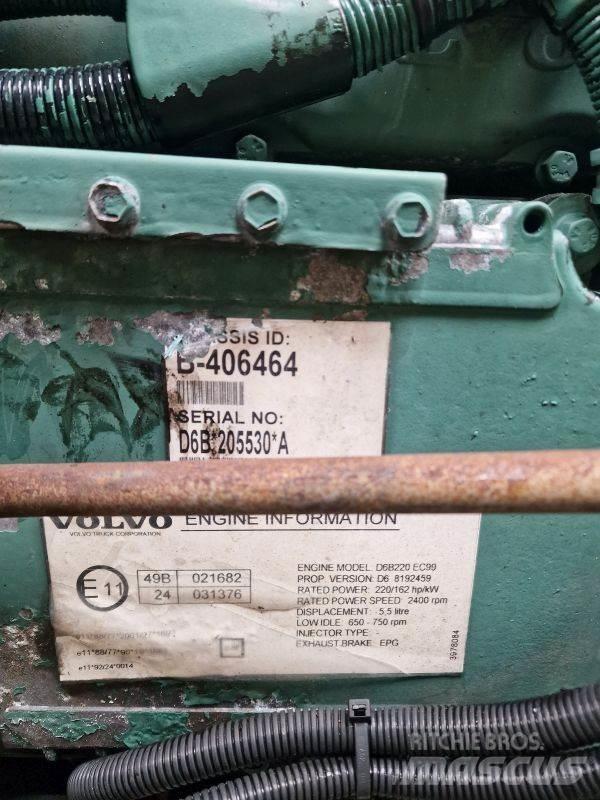 Volvo D6B220 EC09 Двигуни