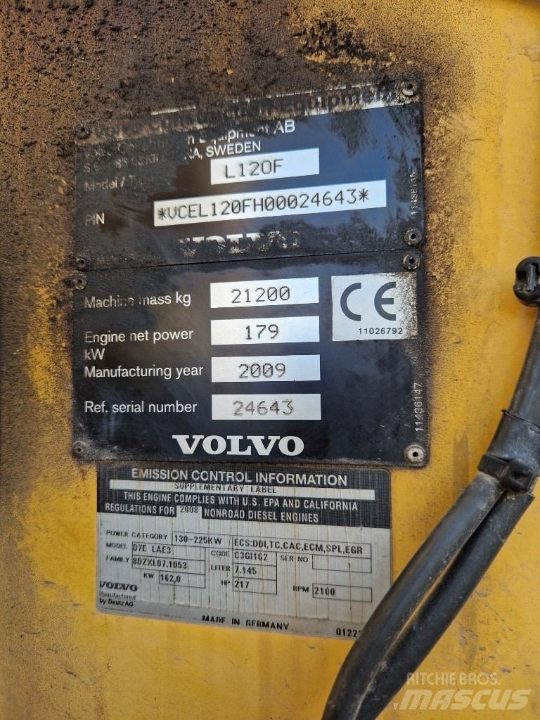 Volvo L 120 F Фронтальні навантажувачі