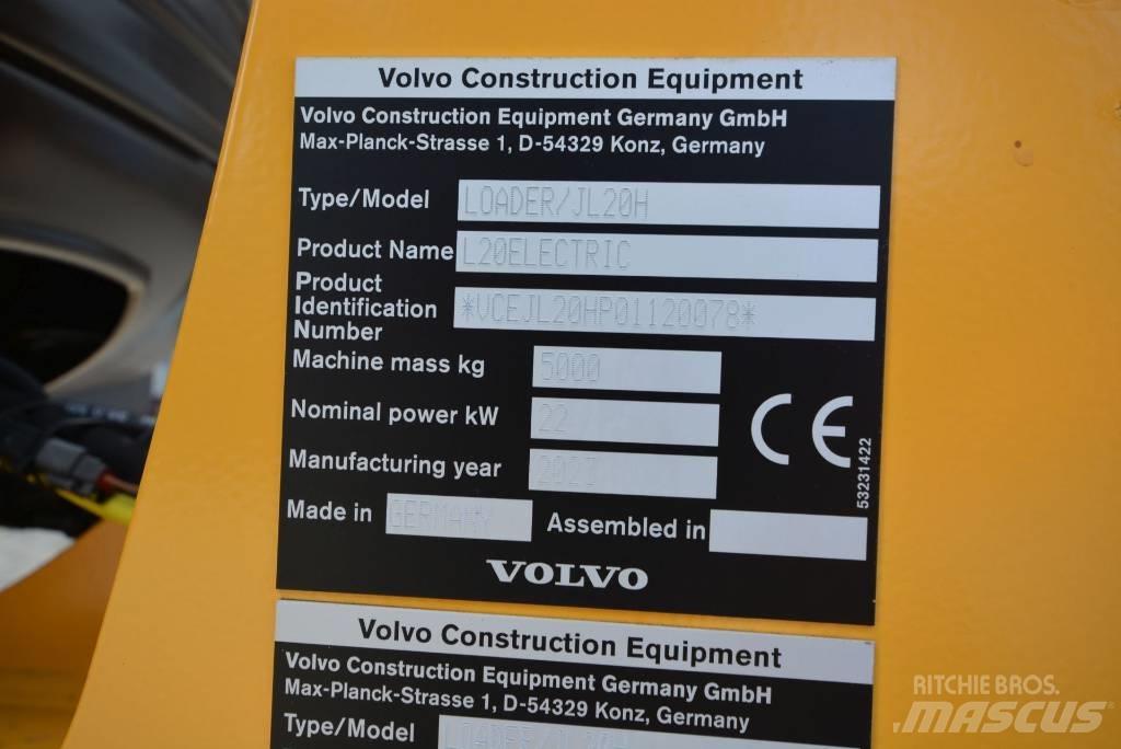 Volvo L 20 electric Фронтальні навантажувачі