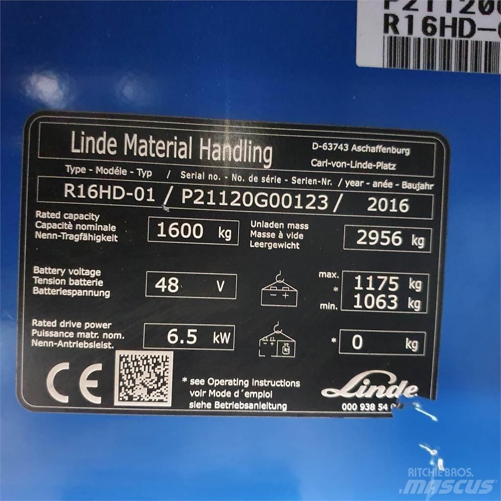 Linde R16HD Річ-трак із високим підйомом