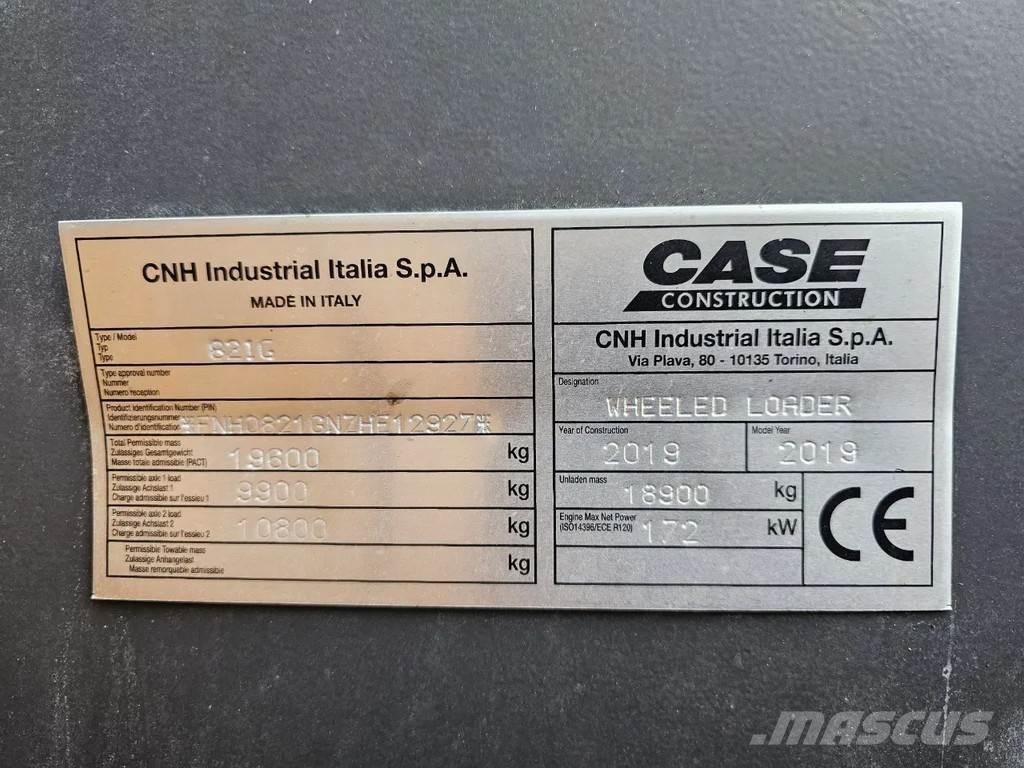 CASE 821G Фронтальні навантажувачі