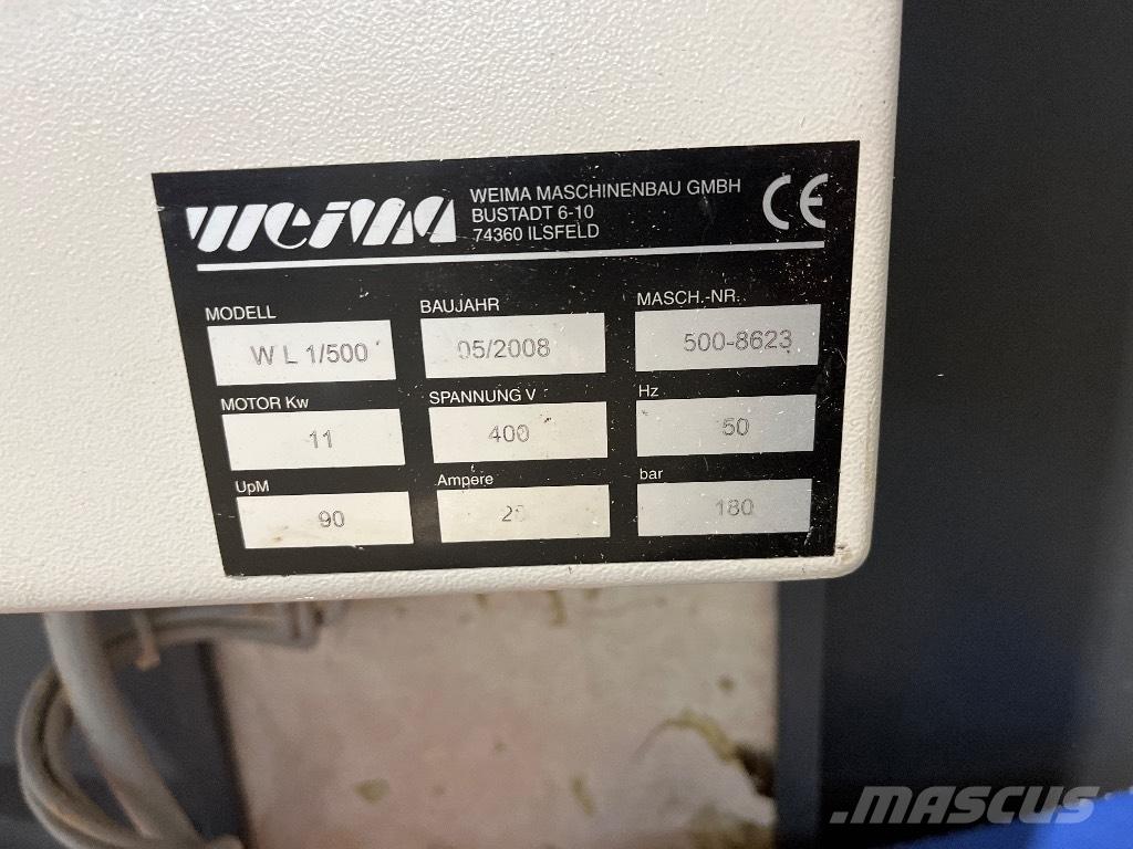 Weima WL 1/500 Фрезерні і шліфувальні верстати