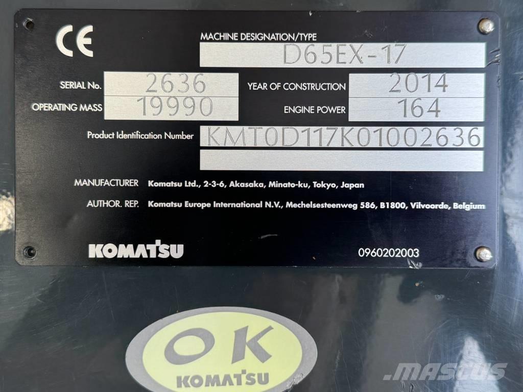 Komatsu D 65 EX-17 Гусеничні бульдозери