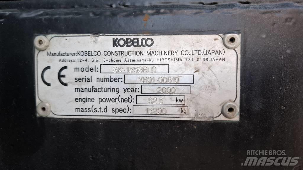 Kobelco SK 135 SR LC Гусеничні екскаватори