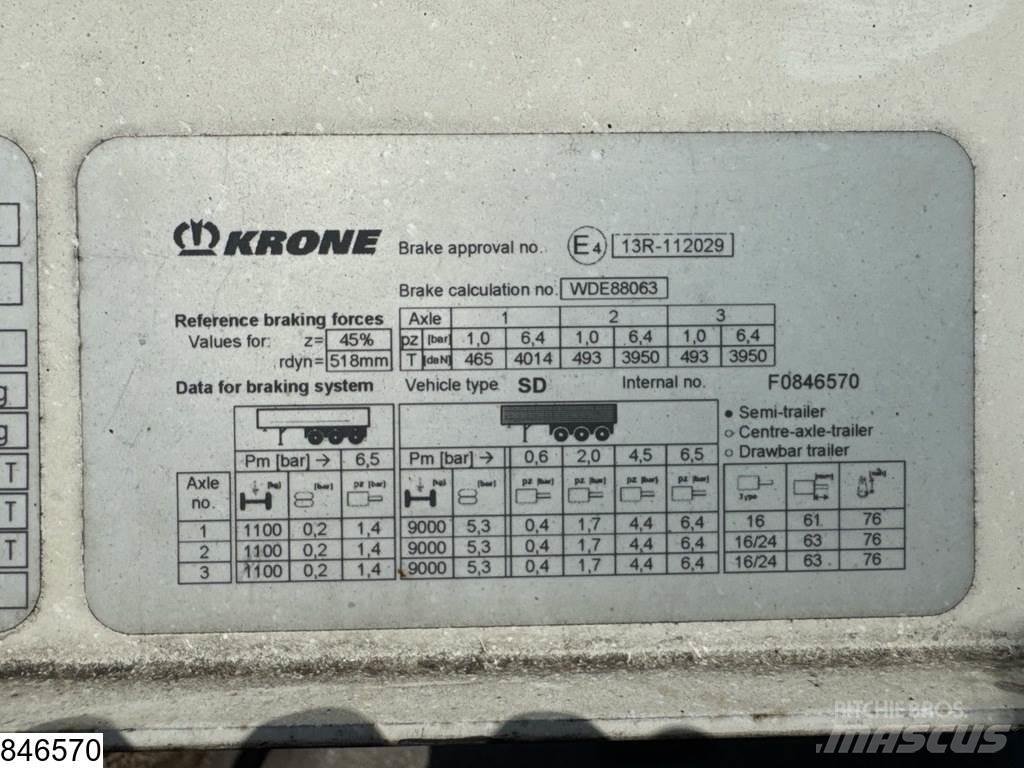 Krone Tautliner Тентовані напівпричепи
