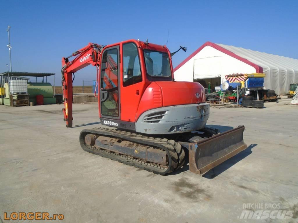 Kubota KX 080-3 Гусеничні екскаватори