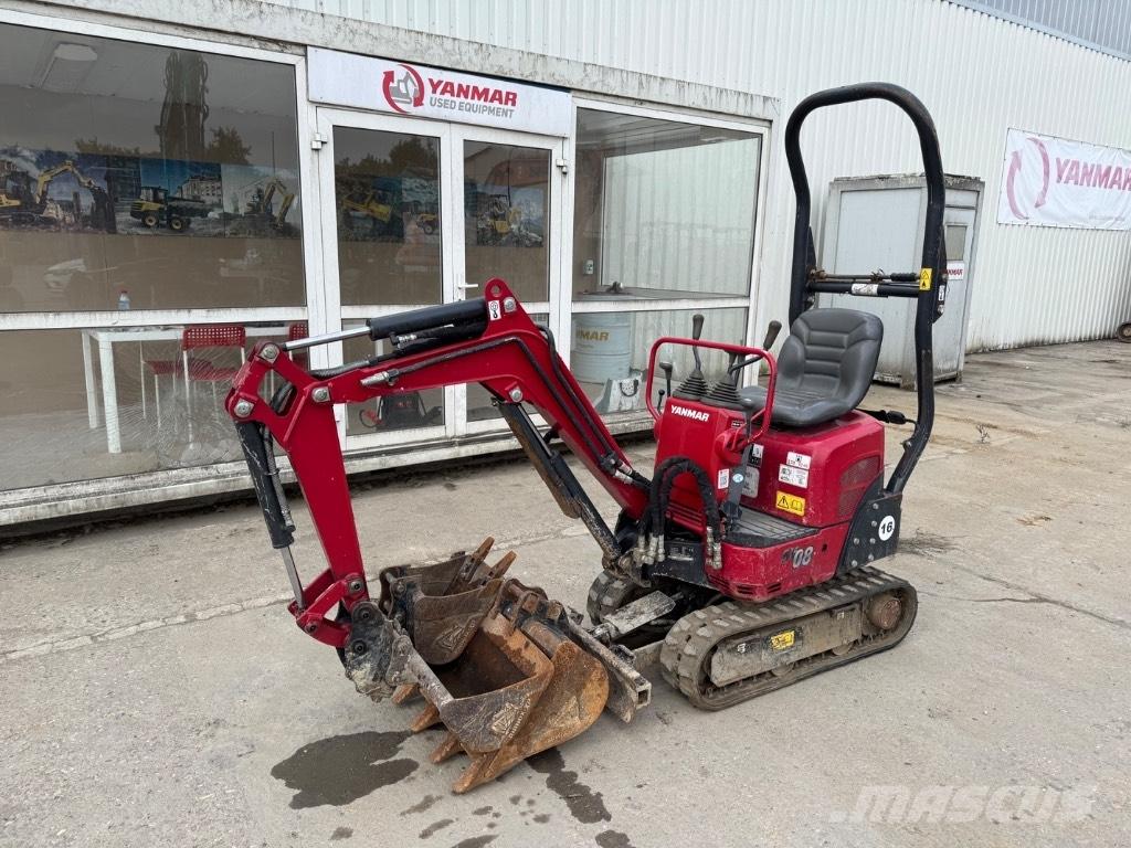 Yanmar SV08 (1D477) Міні-екскаватори < 7т