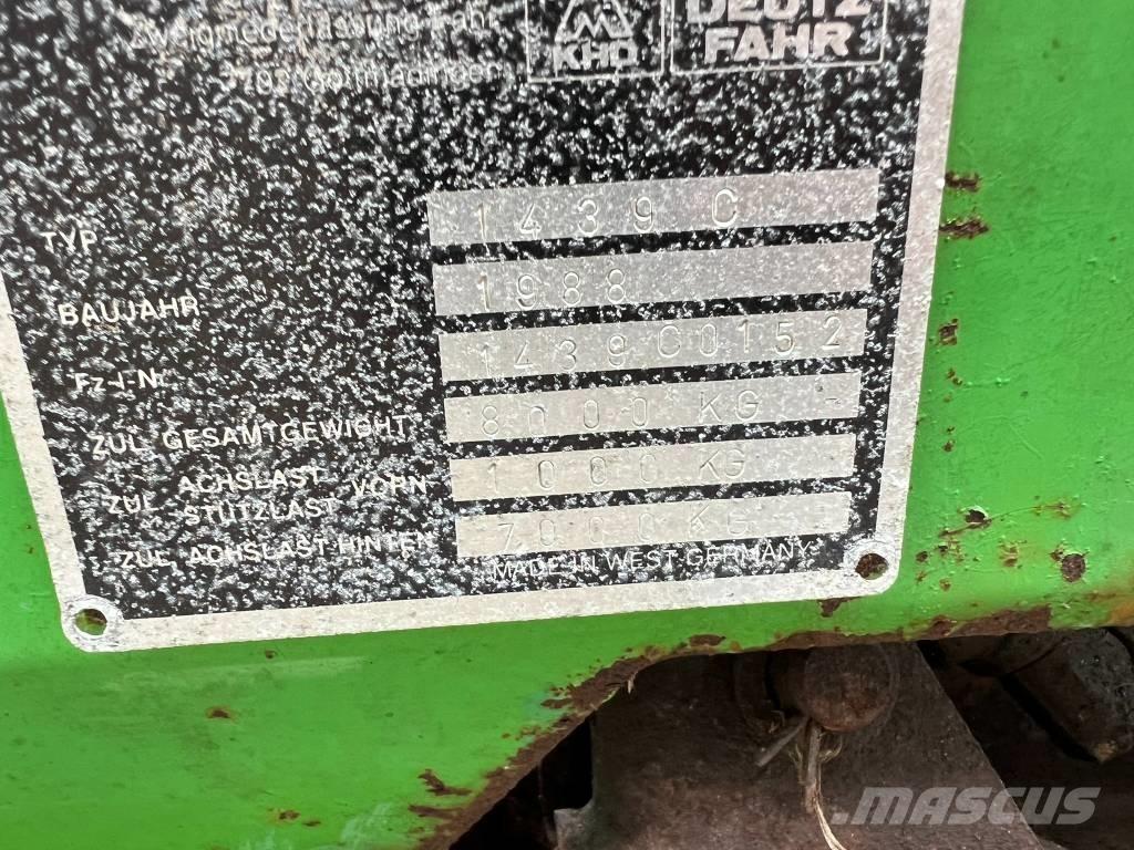 Deutz-Fahr FE 6.37 Причепи із самозавантаженням