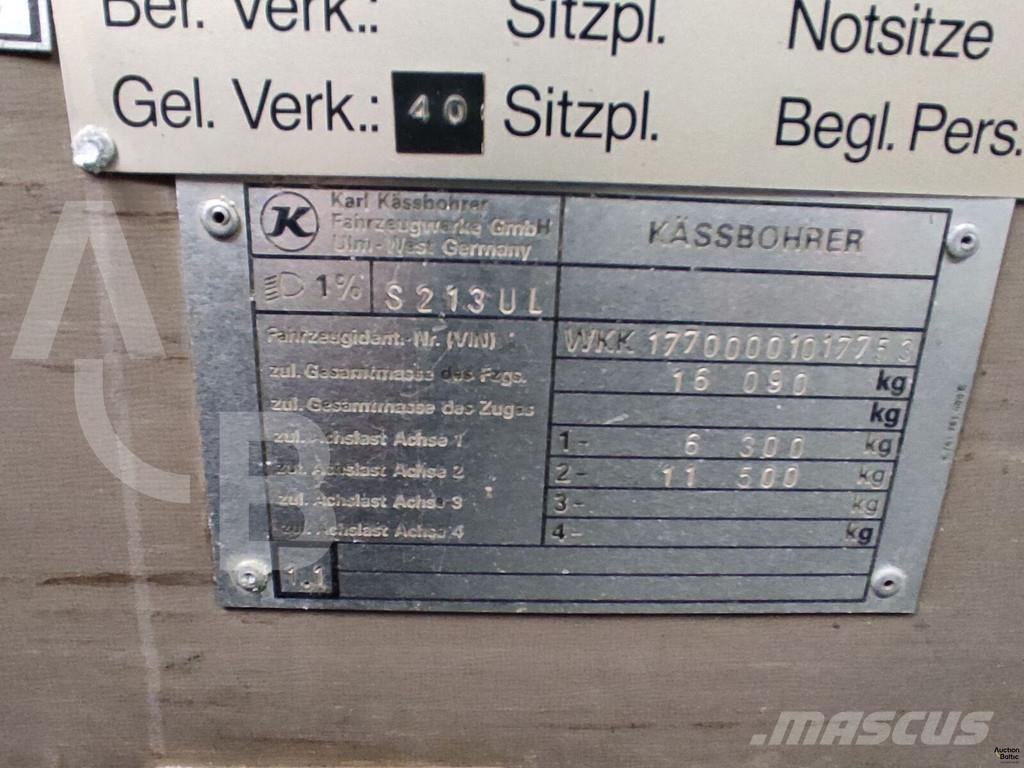 Setra S 213 UL Інше