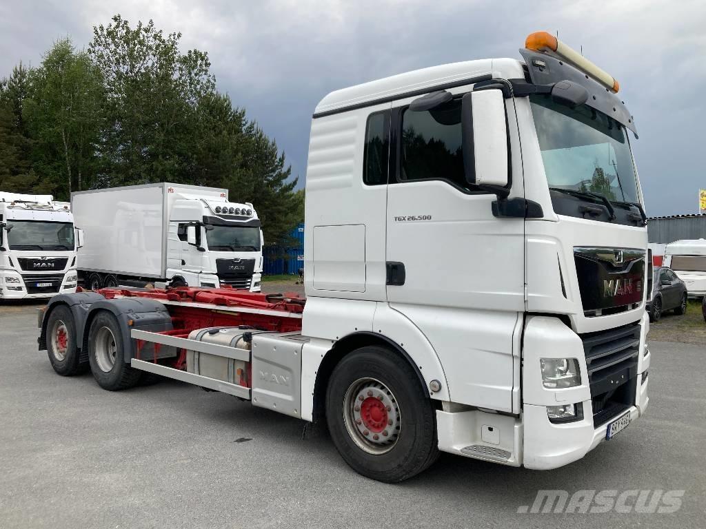 MAN TGX 26.500 6X2 Вантажівки з гаковим підйомом