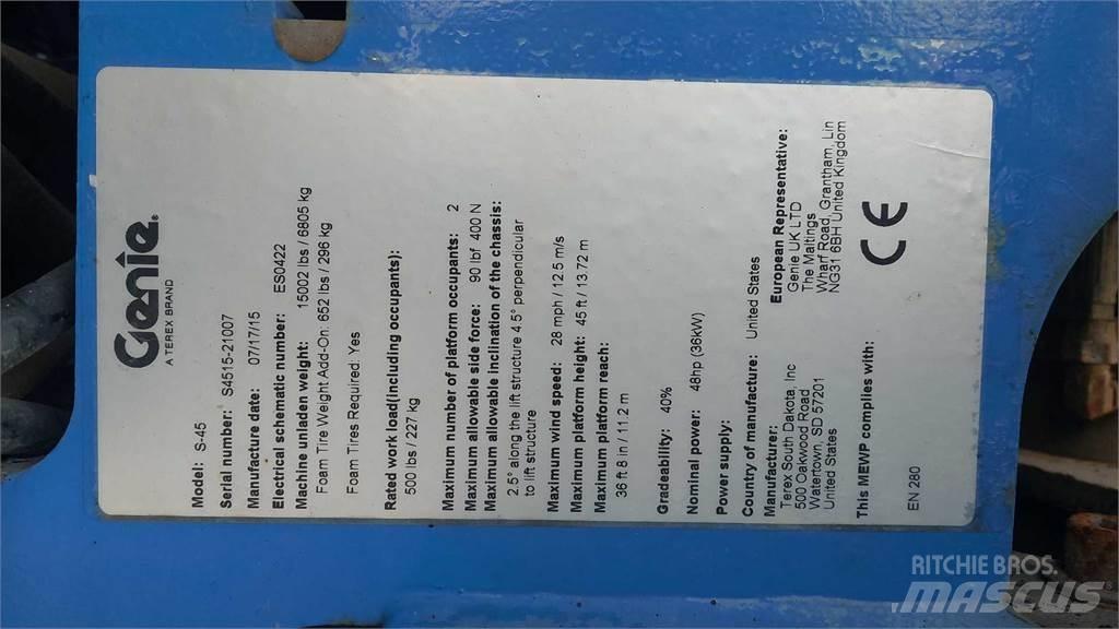 Genie S45G Телескопічні підйомники