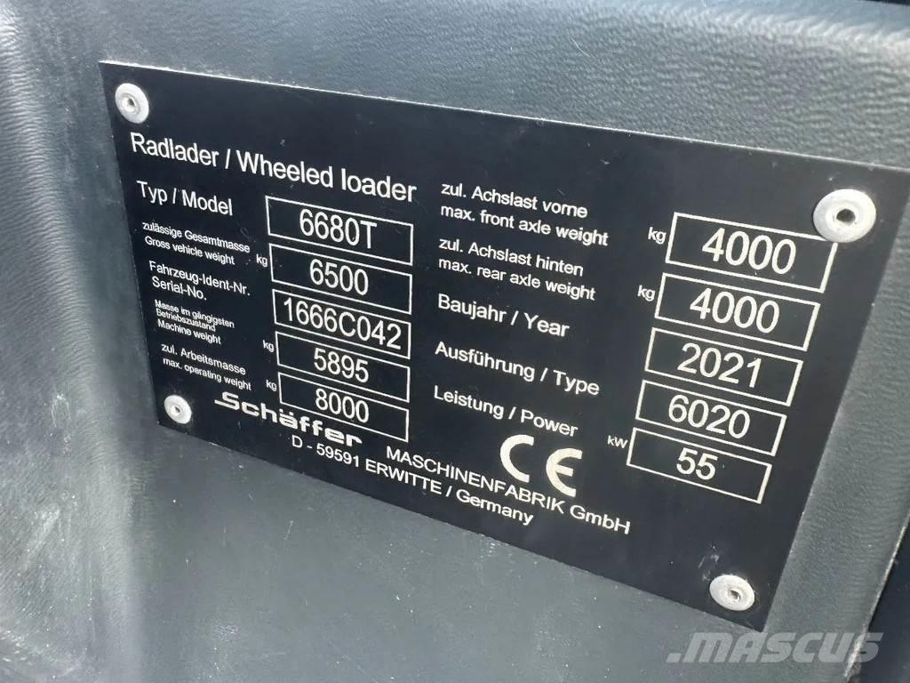 Schäffer 6080T Телескопічні фронтальні навантажувачі