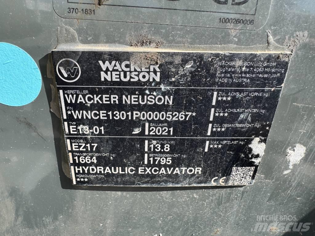 Wacker Neuson EZ17 Гусеничні екскаватори