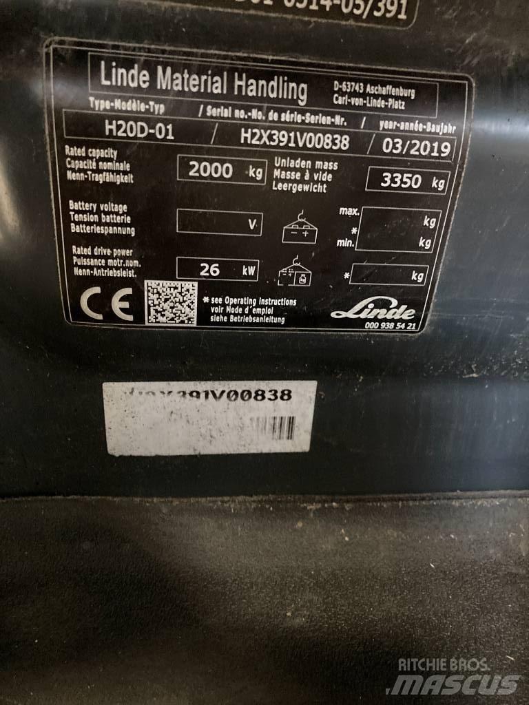 Linde H20D/391 Дизельні навантажувачі