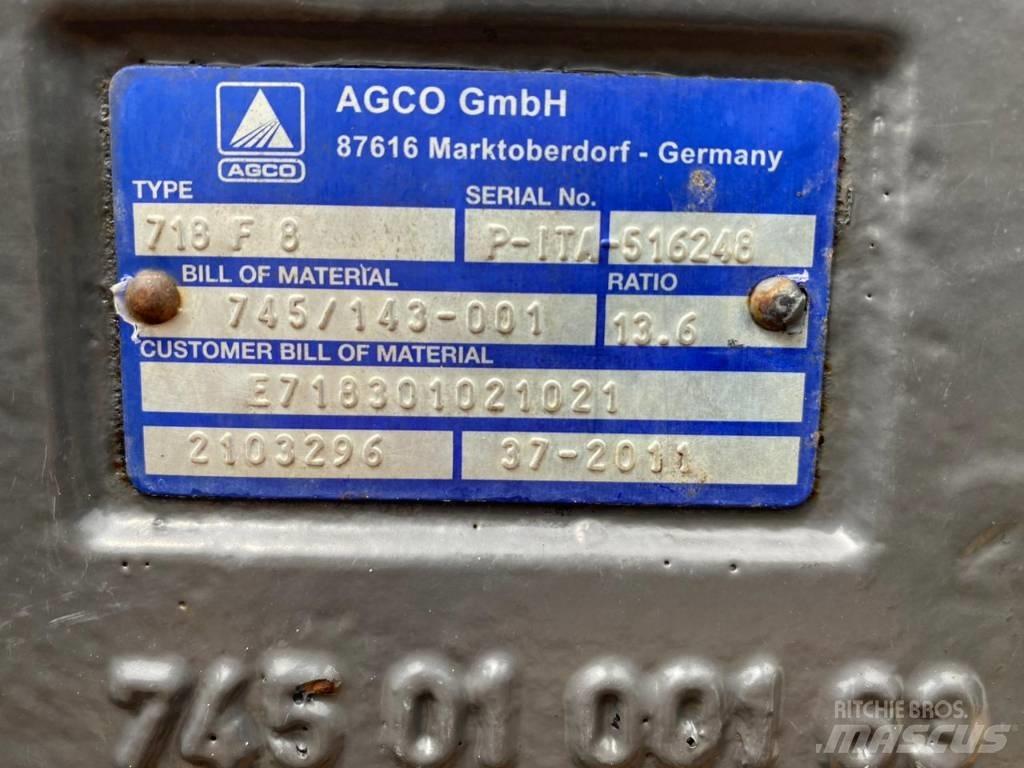 Fendt 820 FRONT AXLE Коробка передач