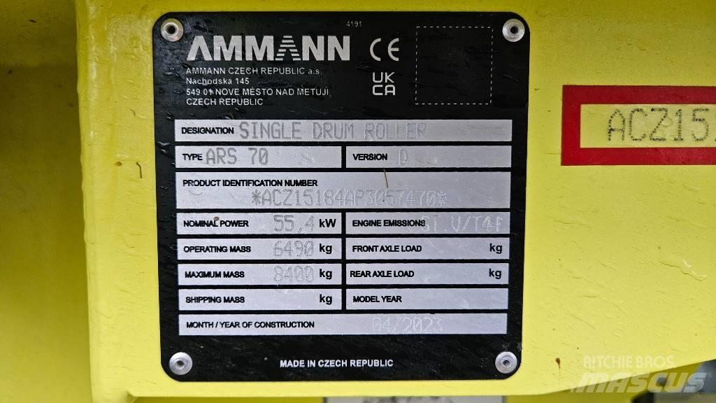 Ammann ARS 70 Котки тротуарні