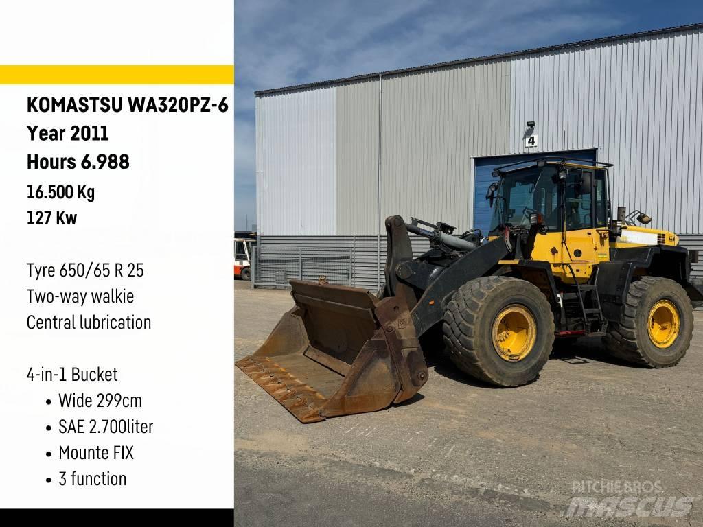 Komatsu WA320PZ-6 Фронтальні навантажувачі