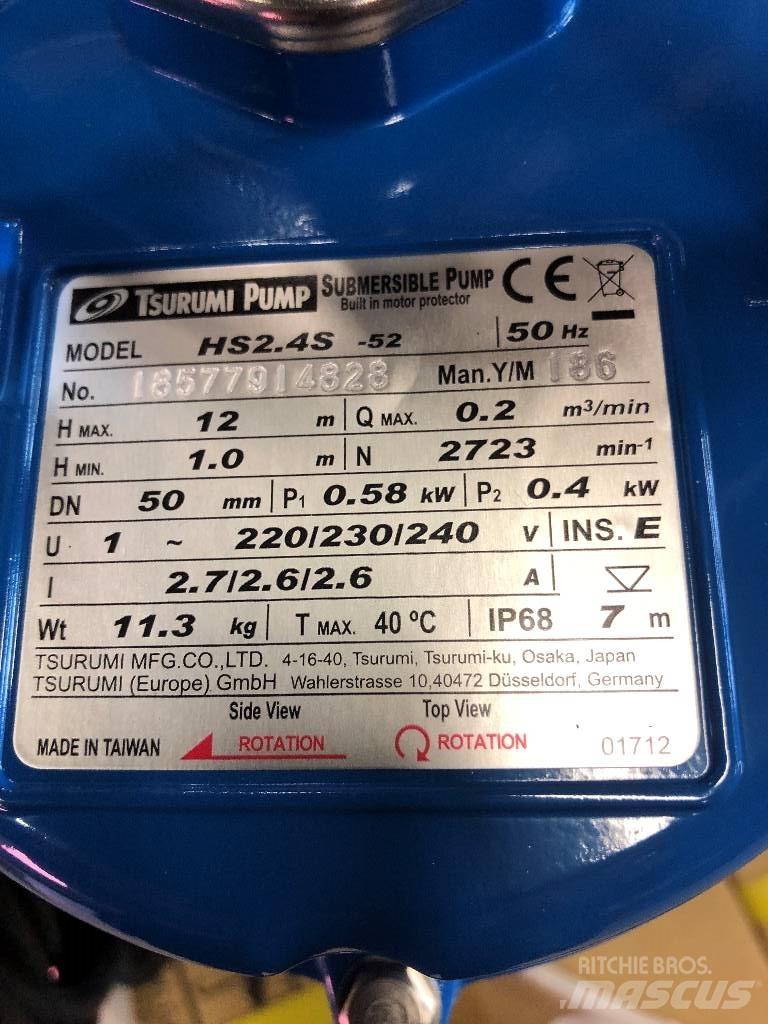 Tsurumi HS2.4S-52 Інше обладнання