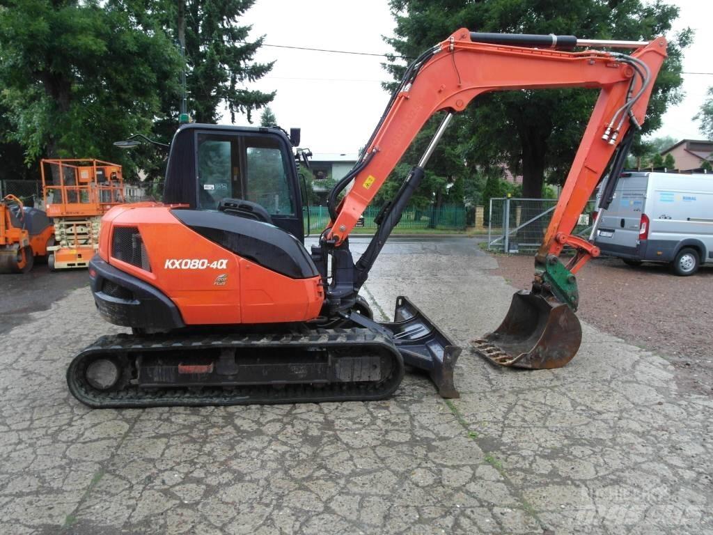 Kubota KX 080-4 Середні екскаватори 7т. - 12т.