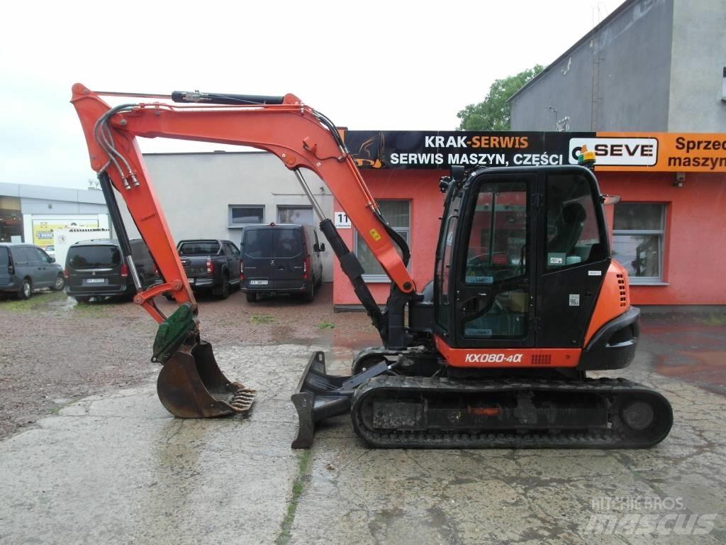 Kubota KX 080-4 Середні екскаватори 7т. - 12т.