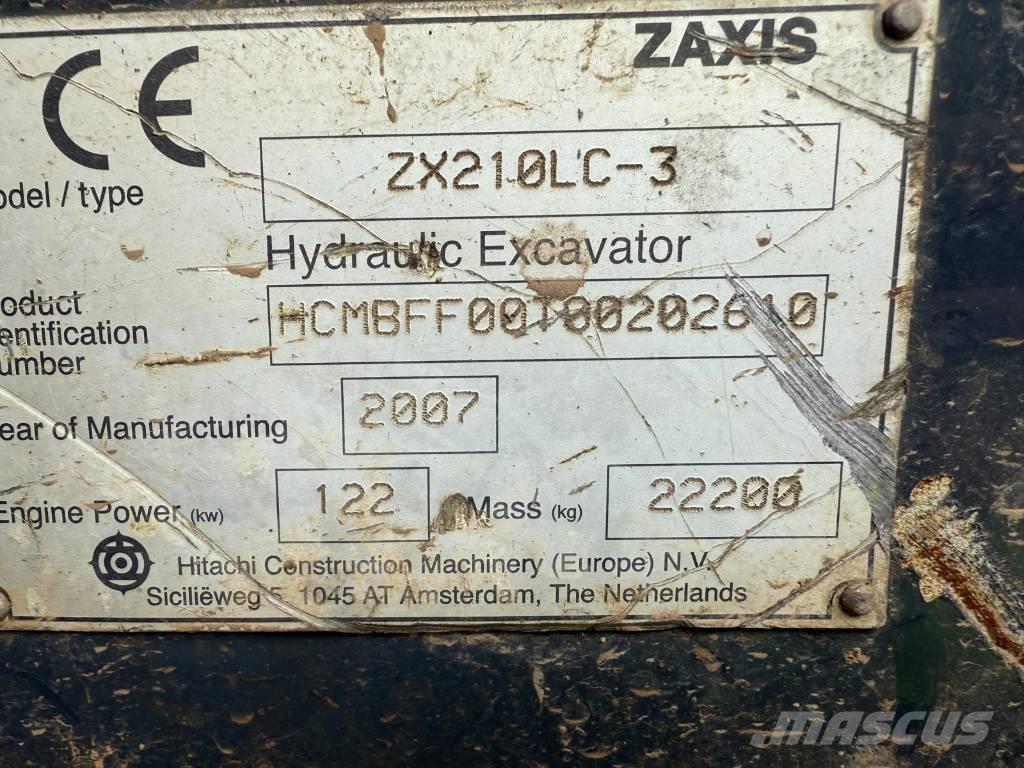Hitachi ZX 210 LC-3 Гусеничні екскаватори