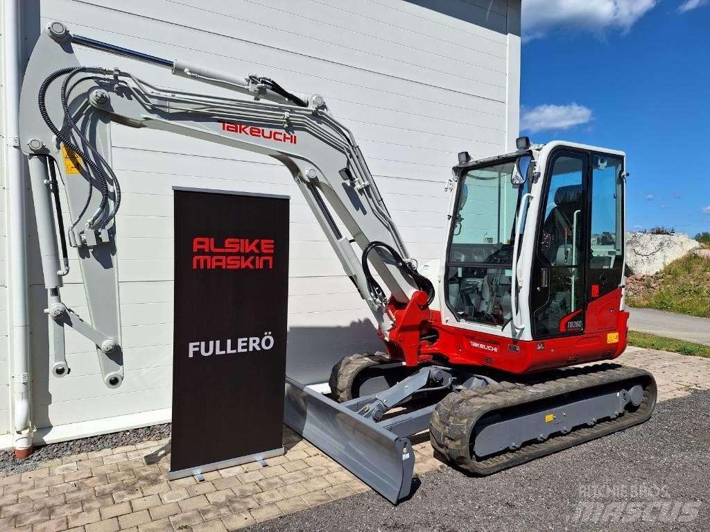 Takeuchi TB260 Міні-екскаватори < 7т