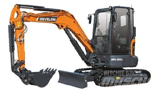 Doosan DX35Z-7 Міні-екскаватори < 7т