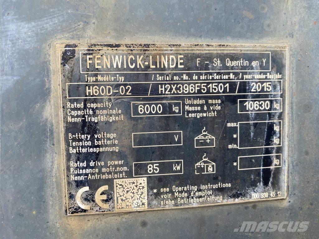 Linde H60D-02 Дизельні навантажувачі