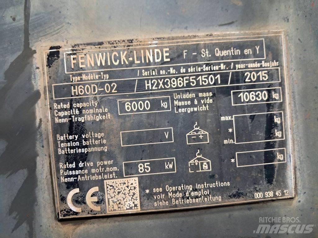 Linde H60D-02 Дизельні навантажувачі
