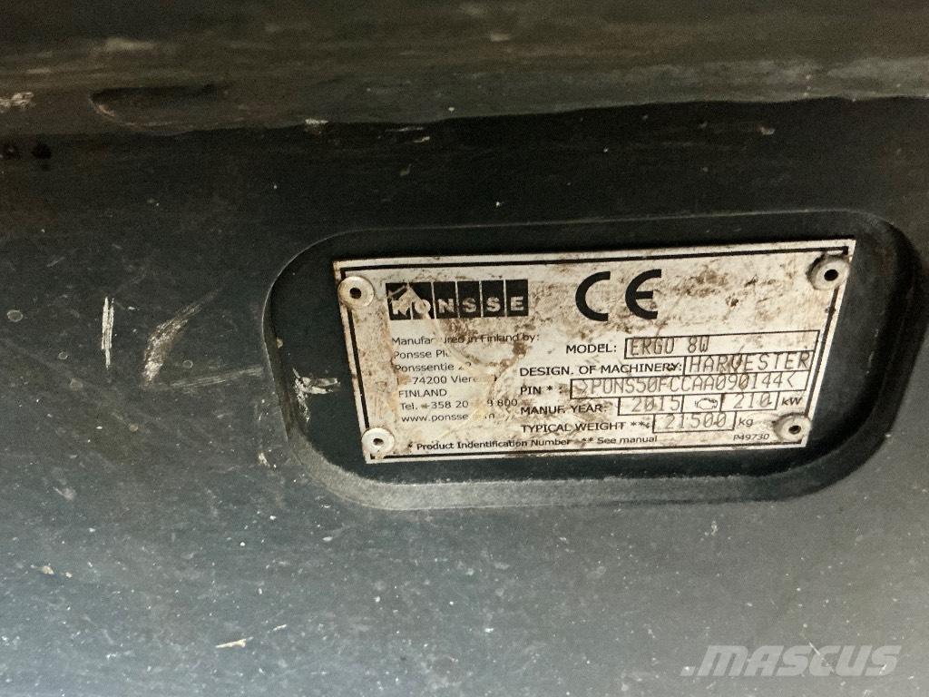 Ponsse ERGO 8W Харвестери