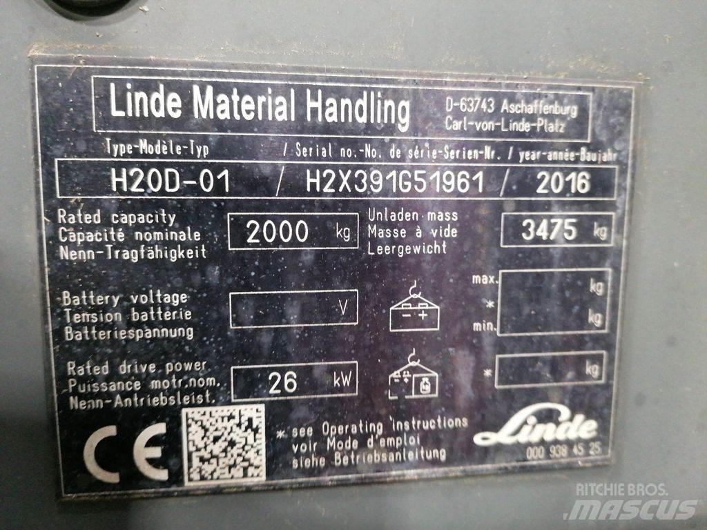 Linde H20D-01 Дизельні навантажувачі