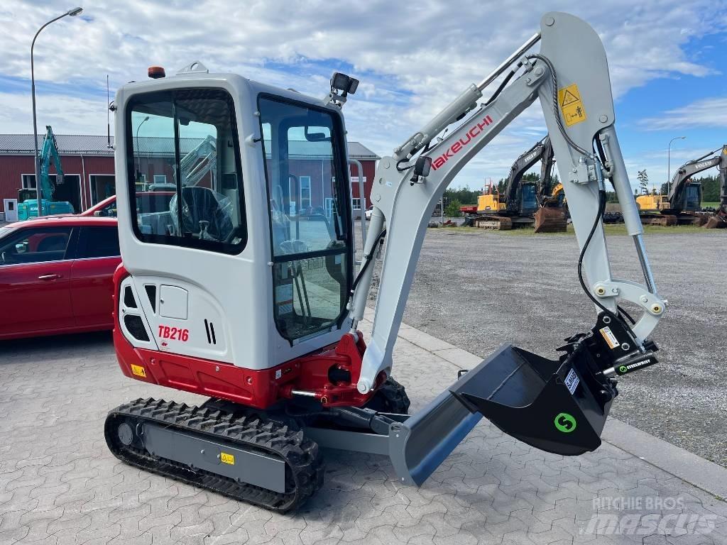 Takeuchi TB216 Міні-екскаватори < 7т