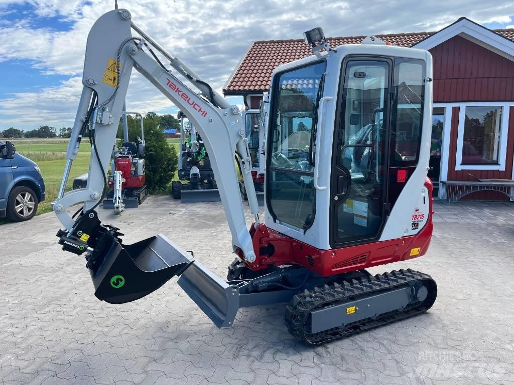 Takeuchi TB216 Міні-екскаватори < 7т