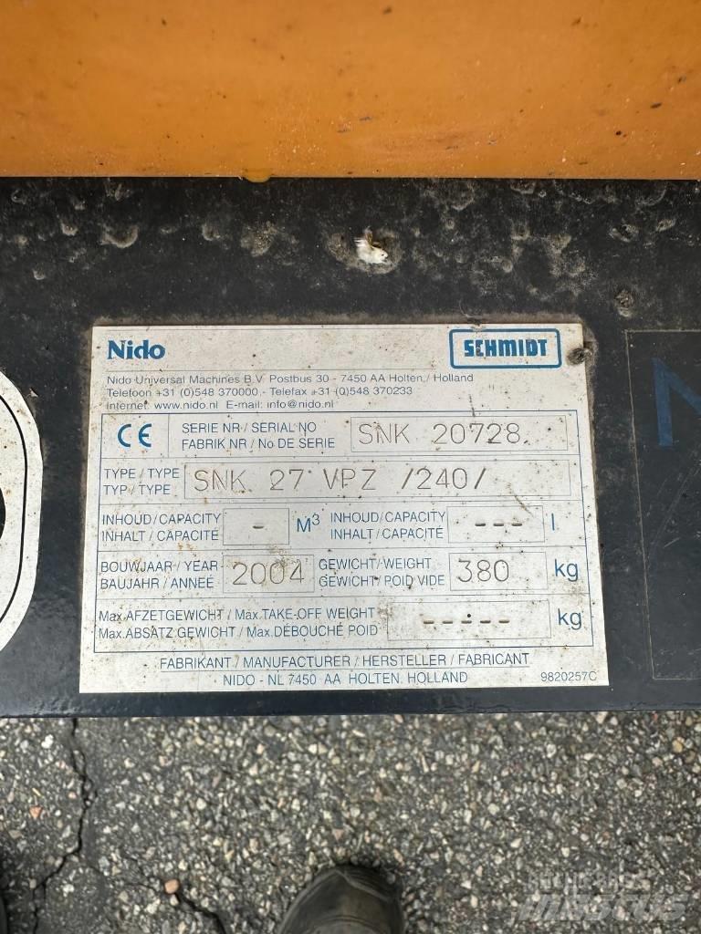 Nido SNK 27 VPZ Снігоочищувальні ножі та плуги