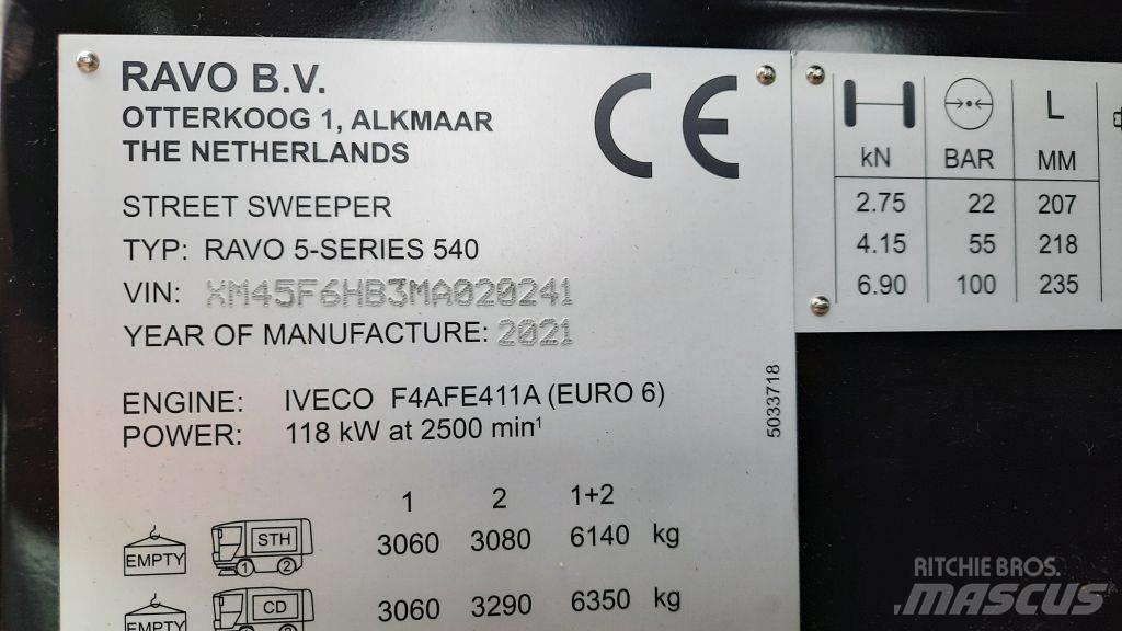 Ravo 540STH Підмітальні машини