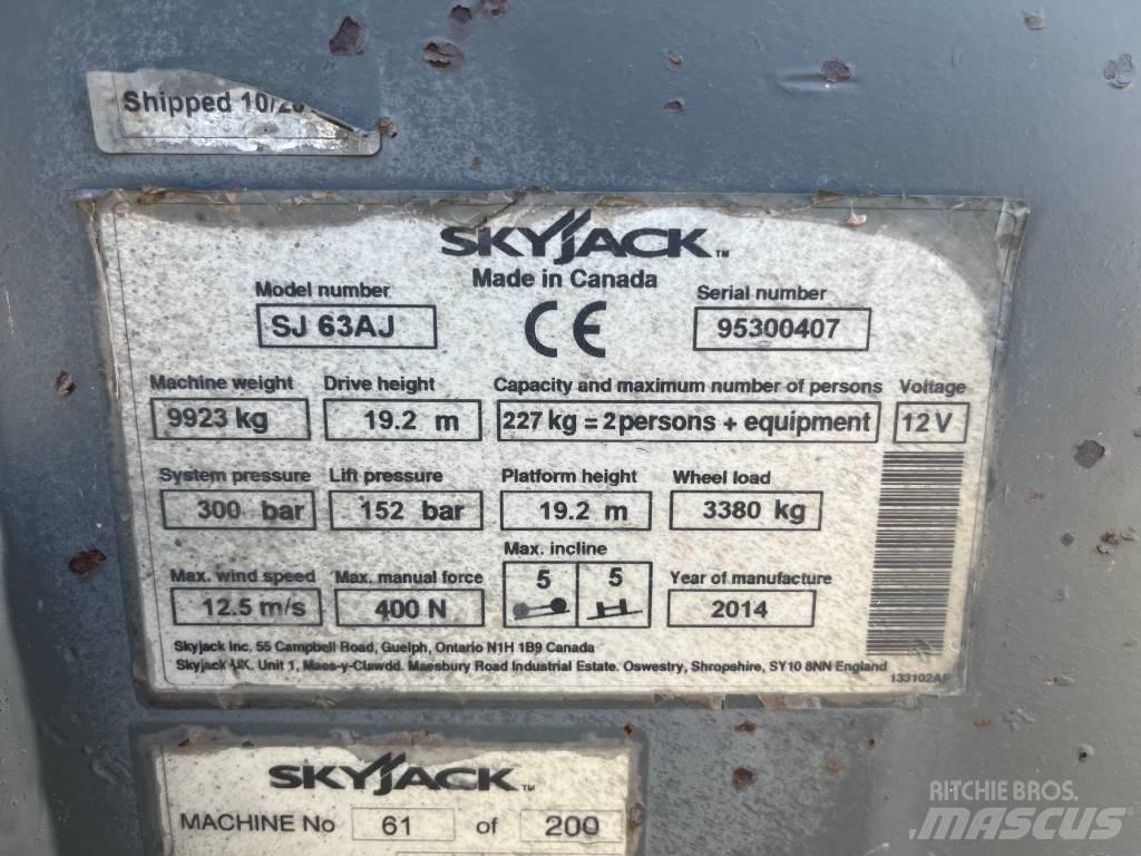 SkyJack SJ 63 AJ Колінчаті підйомники