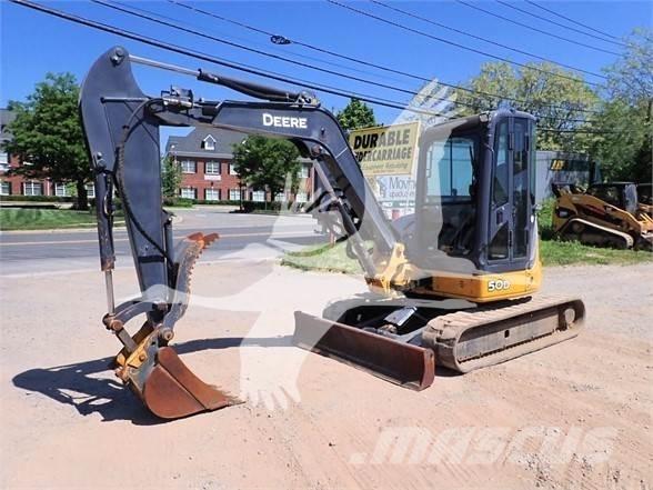 John Deere 50D Міні-екскаватори < 7т